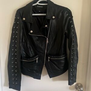 Bebe leather jacket. Size medium.